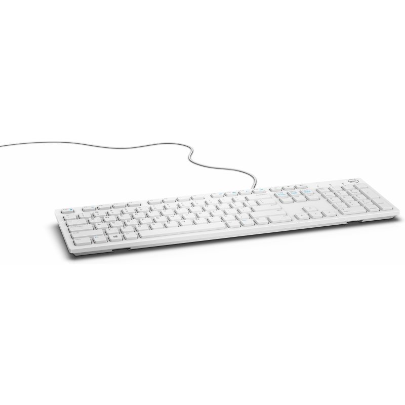 DELL Clavier filaire - KB216 - États-Unis international (QWERTY) - blanc