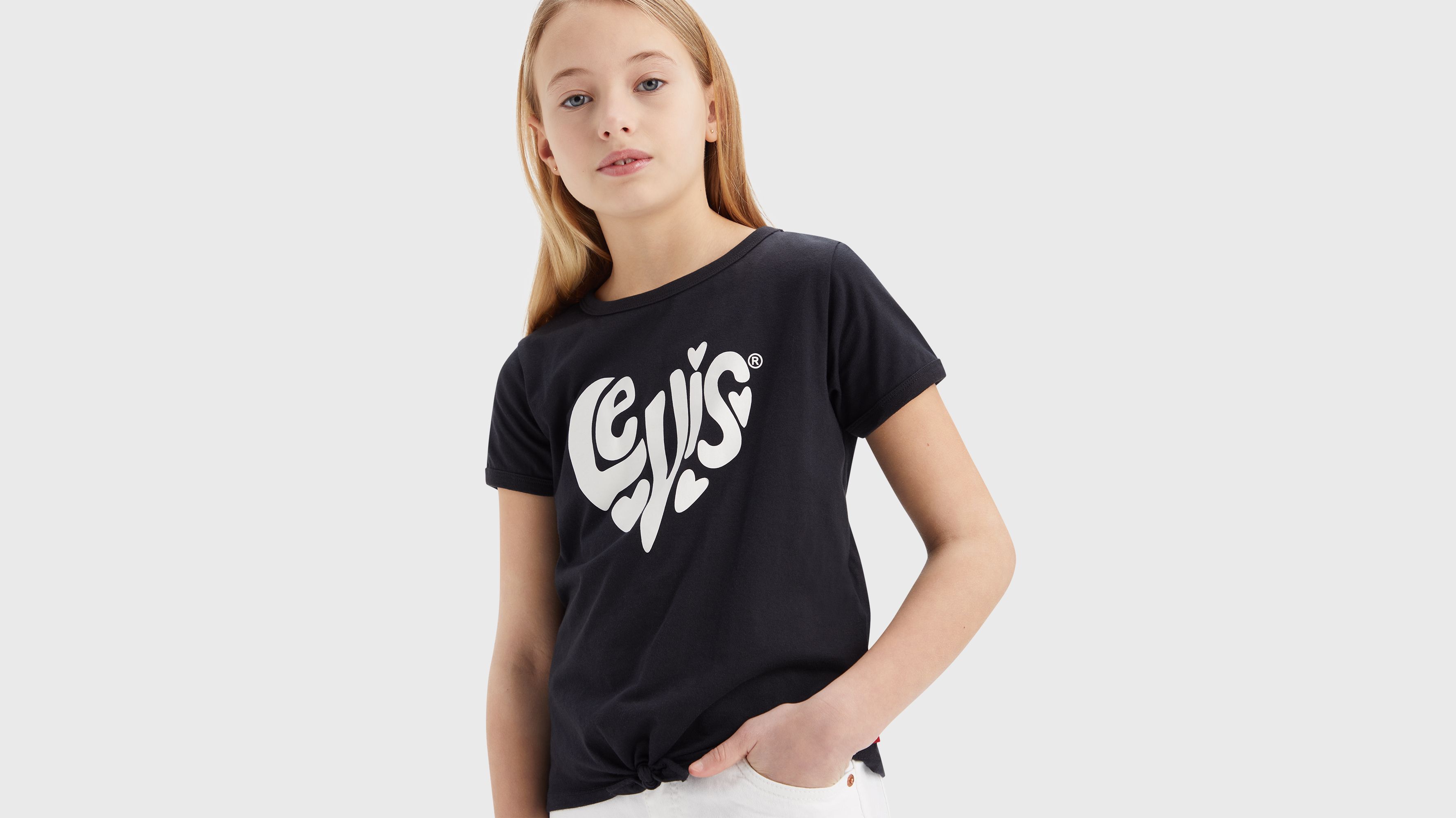 T-shirt Heart - Black - Noir