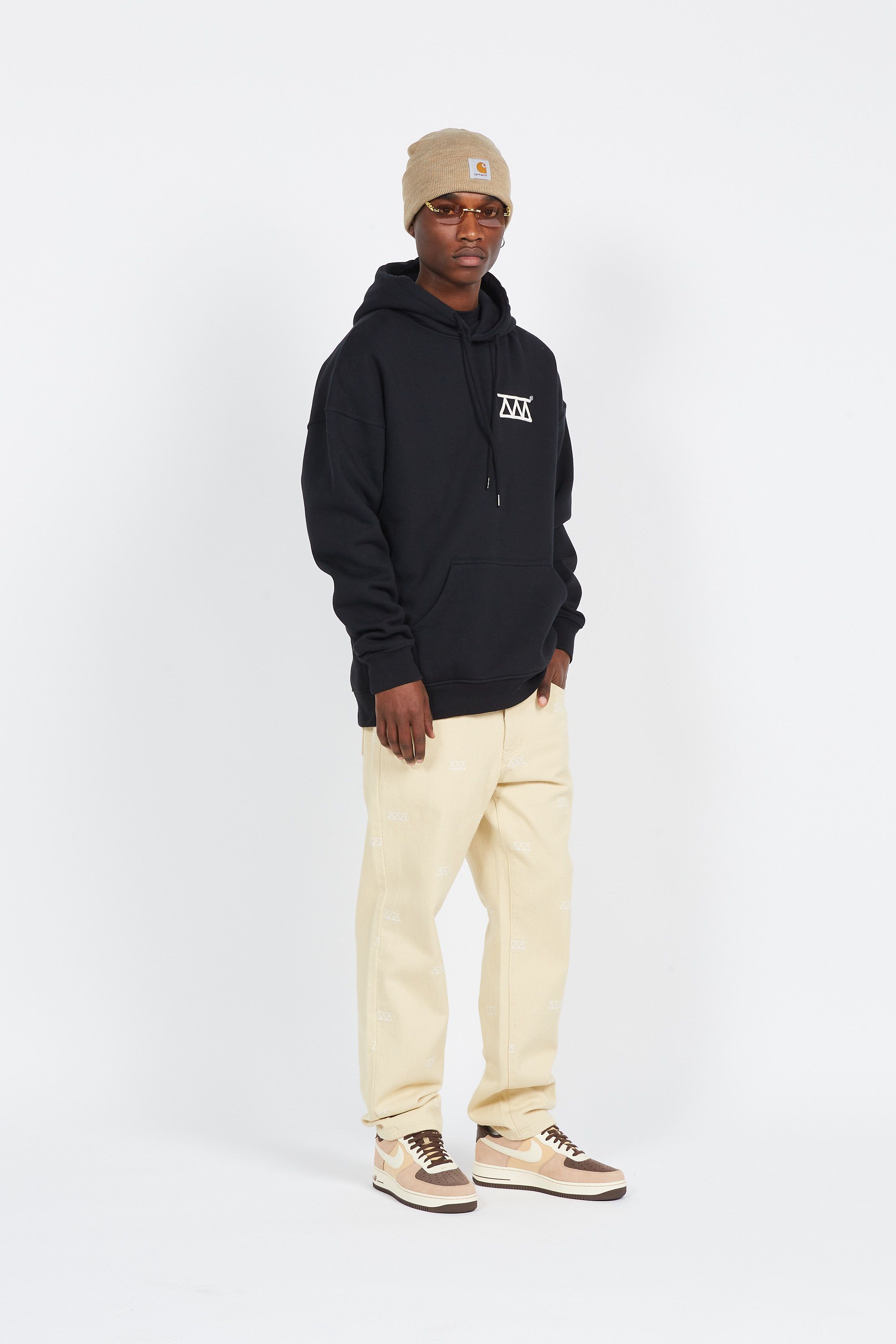 Hologram Hoodie RELIEF BLACK Noir