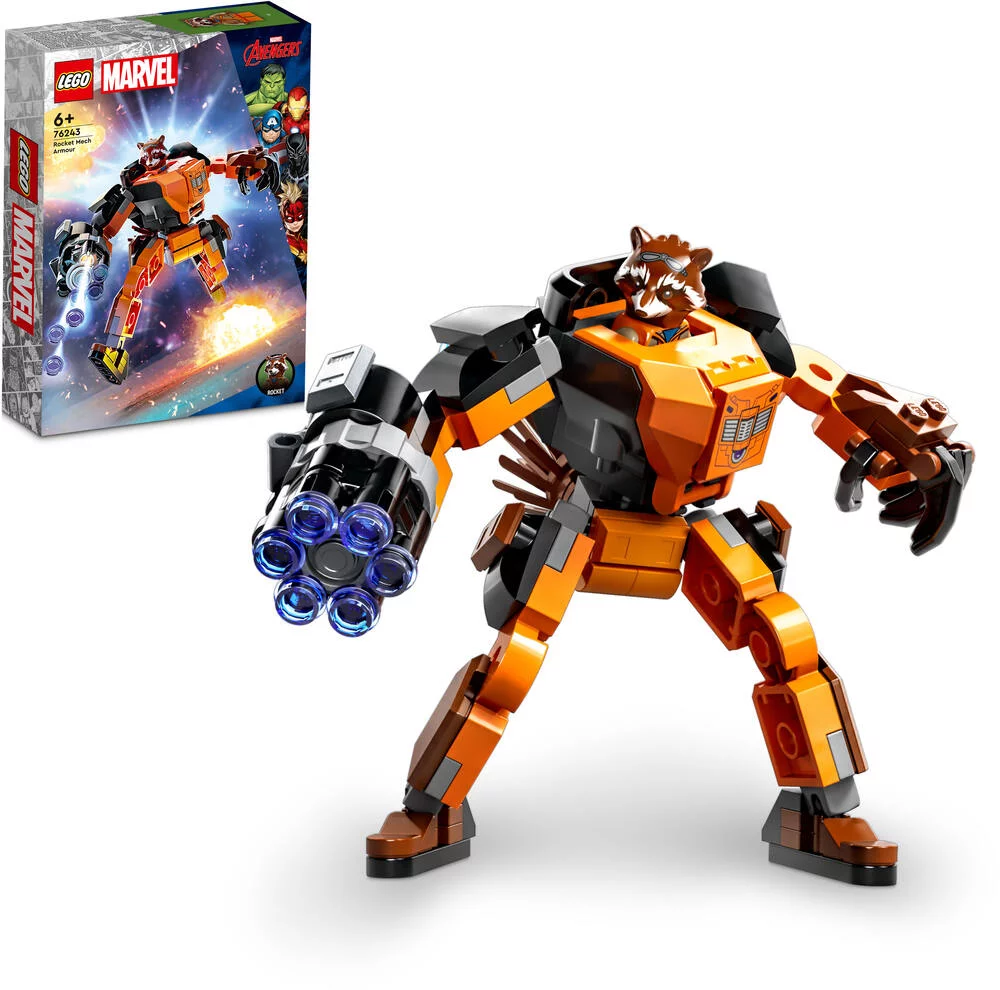 LEGO®MARVEL SUPER HEROES™ 76243 - L’ARMURE ROBOT DE ROCKET