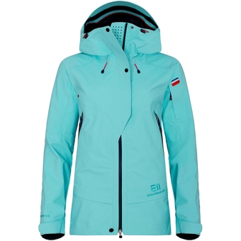 Elevenate Pure Hardshelljacke Miami Blue Damen