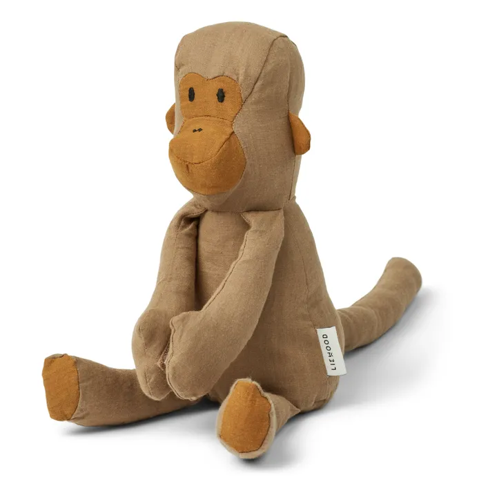 Liewood Peluche velcro Karl en coton bio | Beige