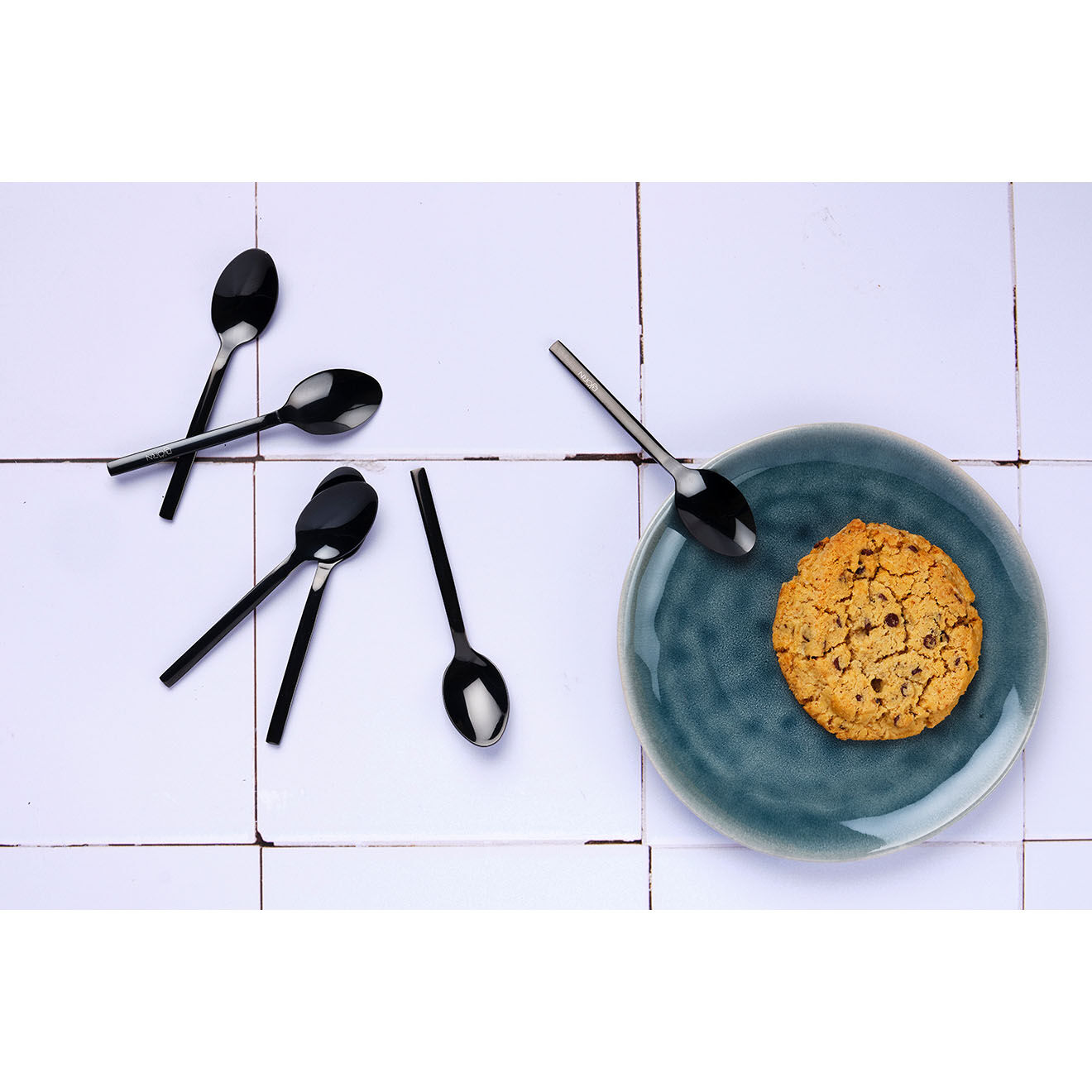 Bjorn 6 Petites cuillères Emund noires