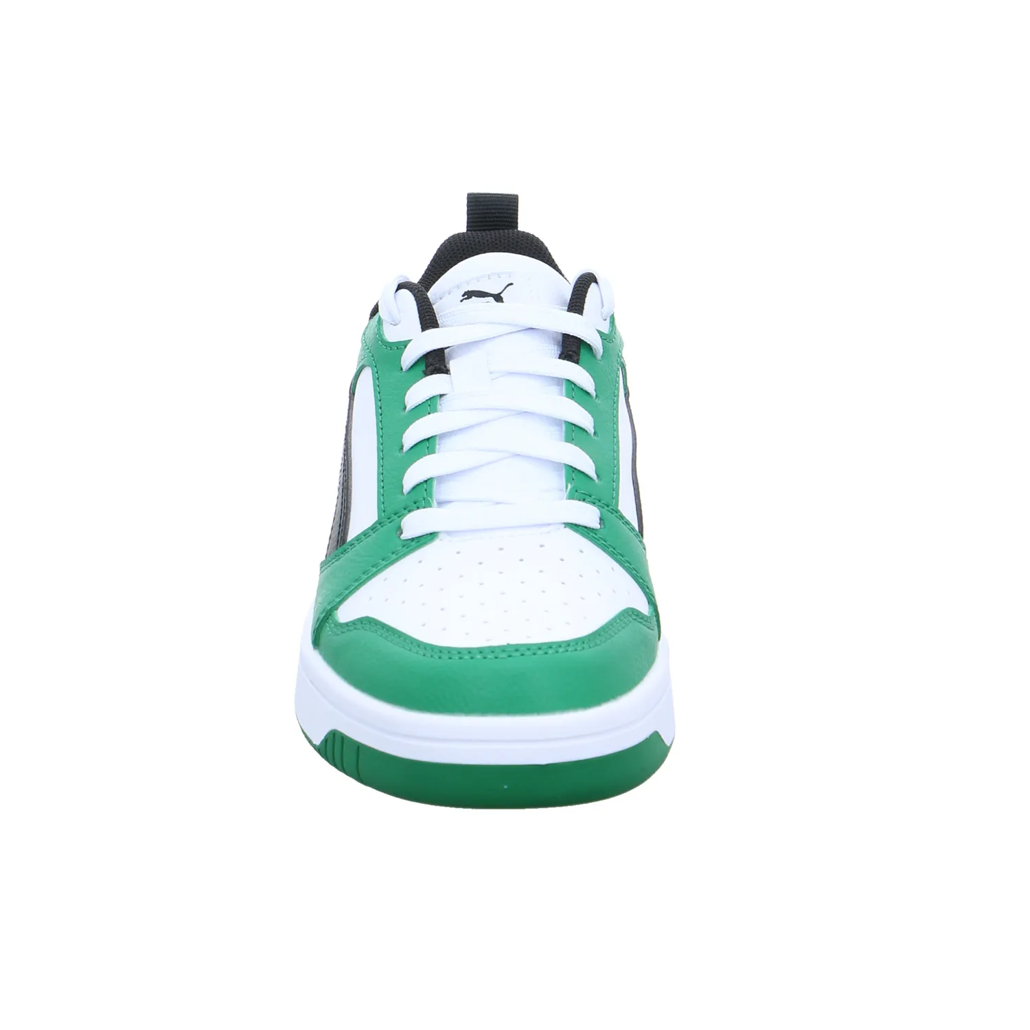 PUMA Kinder Sportschuh Weiss Lederimitat