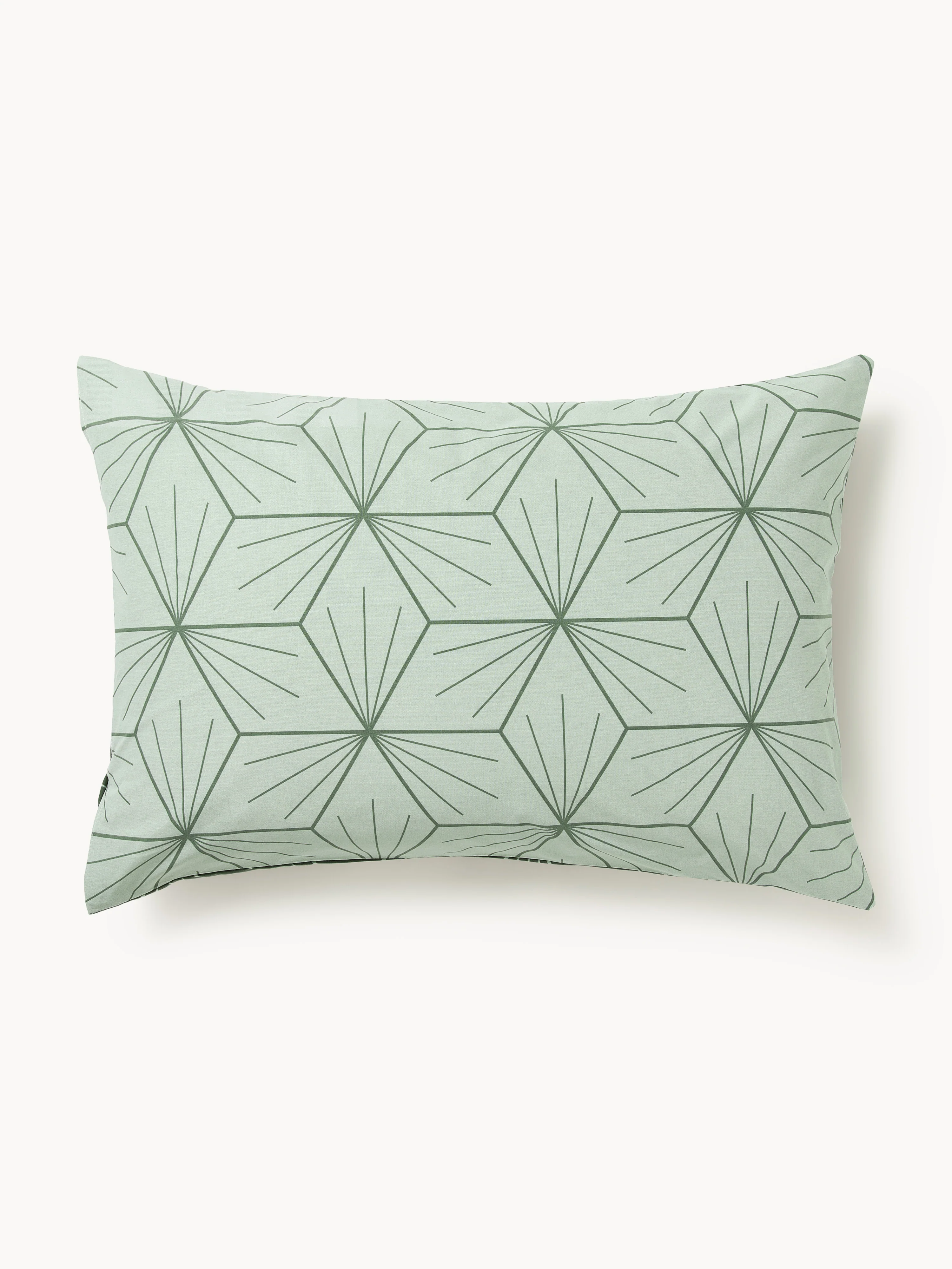 Dubbelzijdige kussenhoes Ilda met geometrische print