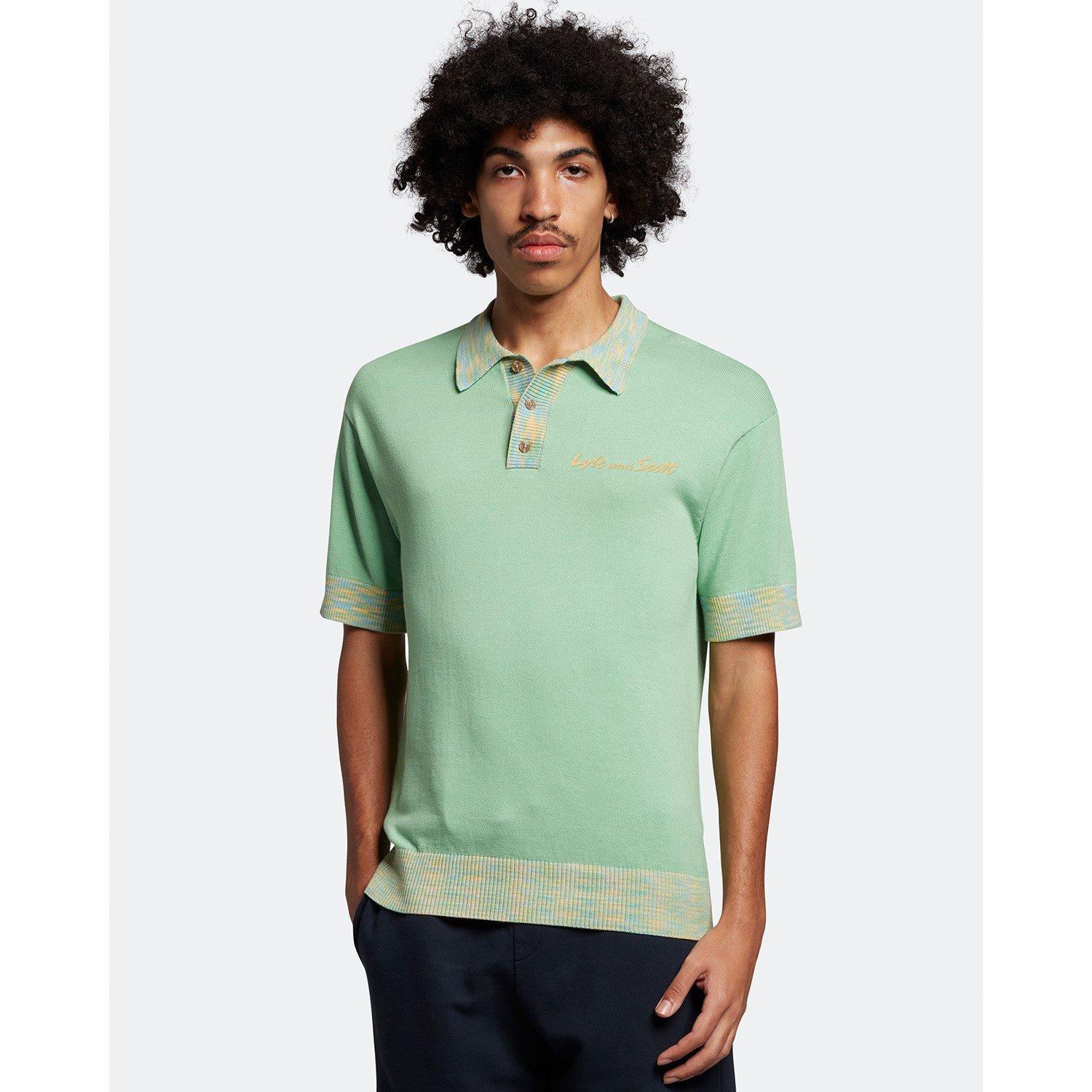 Lyle and Scott Knitted Polo Sn99