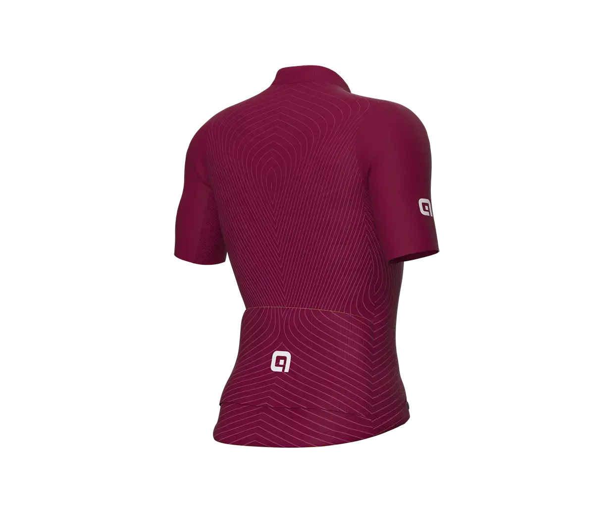 Ale PR-S Zig Zag Fietsshirt Korte Mouwen Paars/Wit Heren