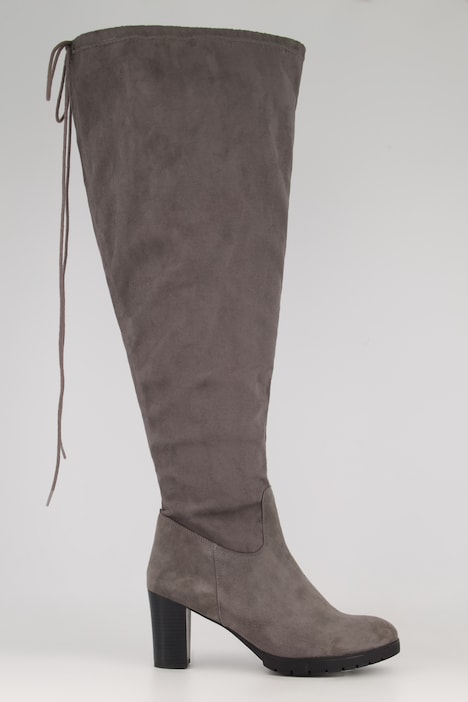 Overknee-Stiefel, XXL-Schaft, Reißverschluss, Weite H