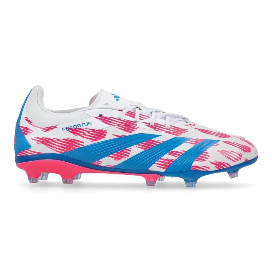 adidas Predator Elite FG Reemergence - Blanc/Bleu/Rose Enfant