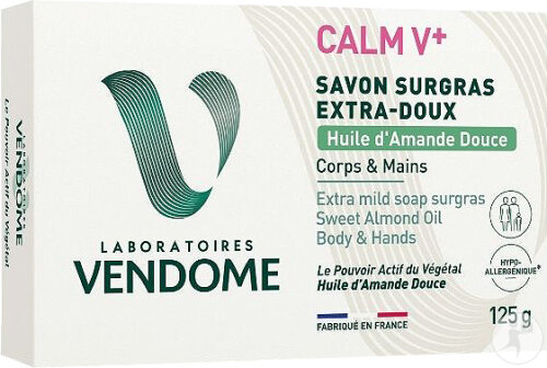 Laboratoires Vendôme Calmv+ Savon Surgras Extra-Doux Amande 125g