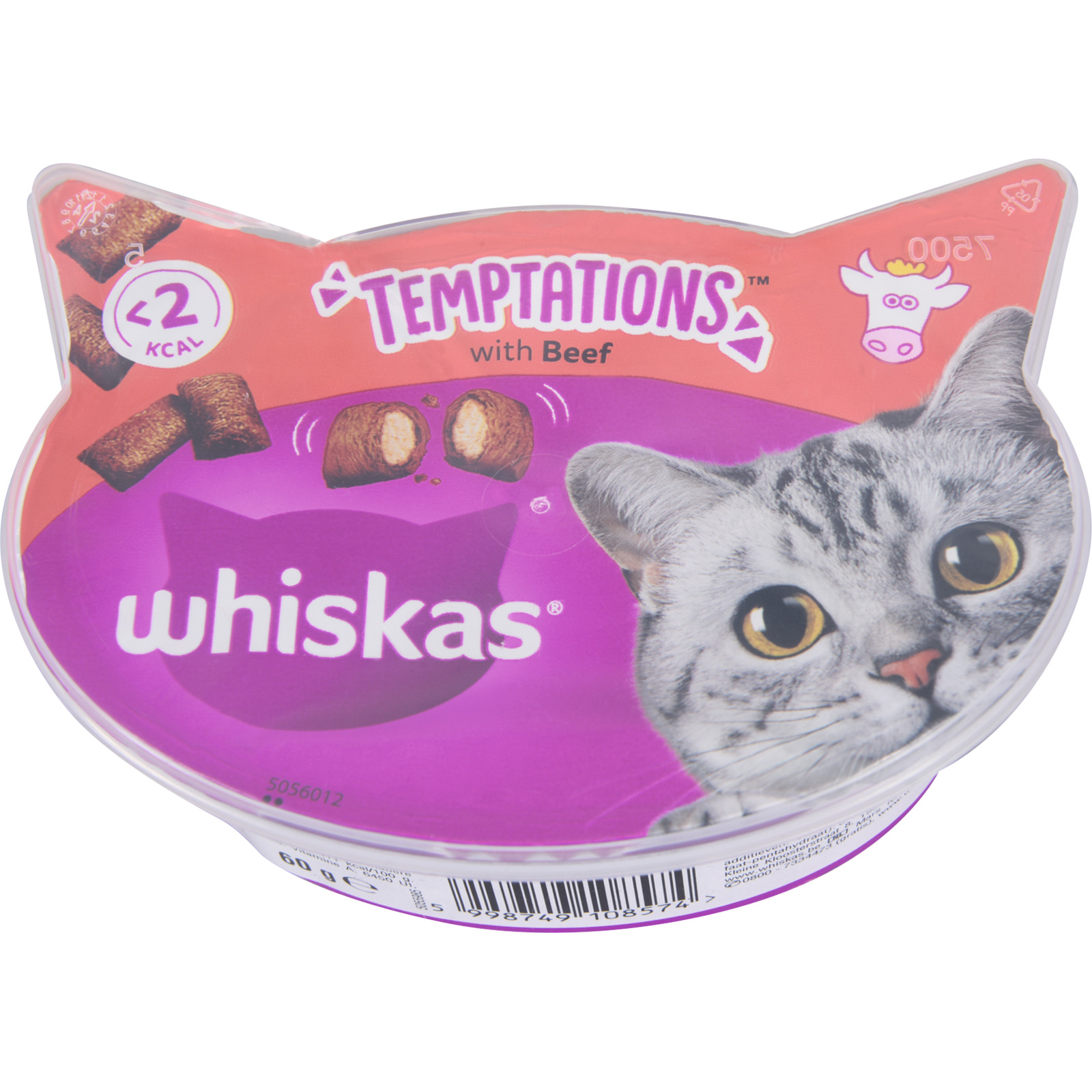 Whiskas Temptations Rind 60 g