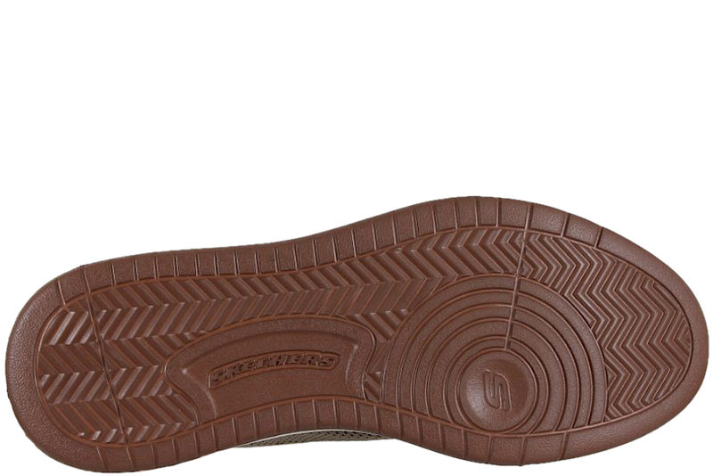 SKECHERS CORLISS-DORSET SNEAKERS I GRØNT TEKSTIL
