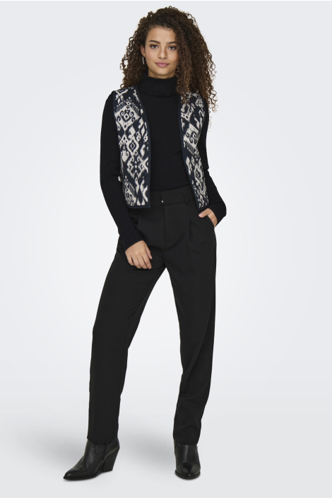 Jacqueline de Yong zwarte dames gilet