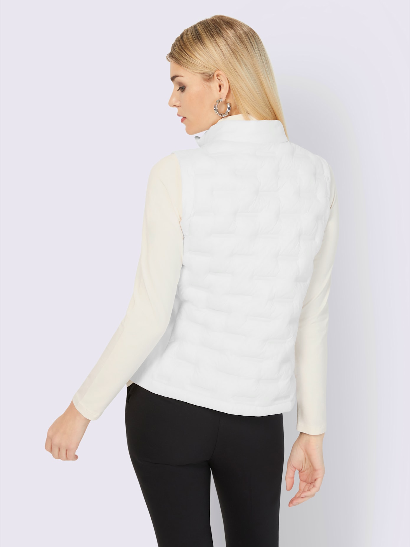 Gilet aspect gaufré