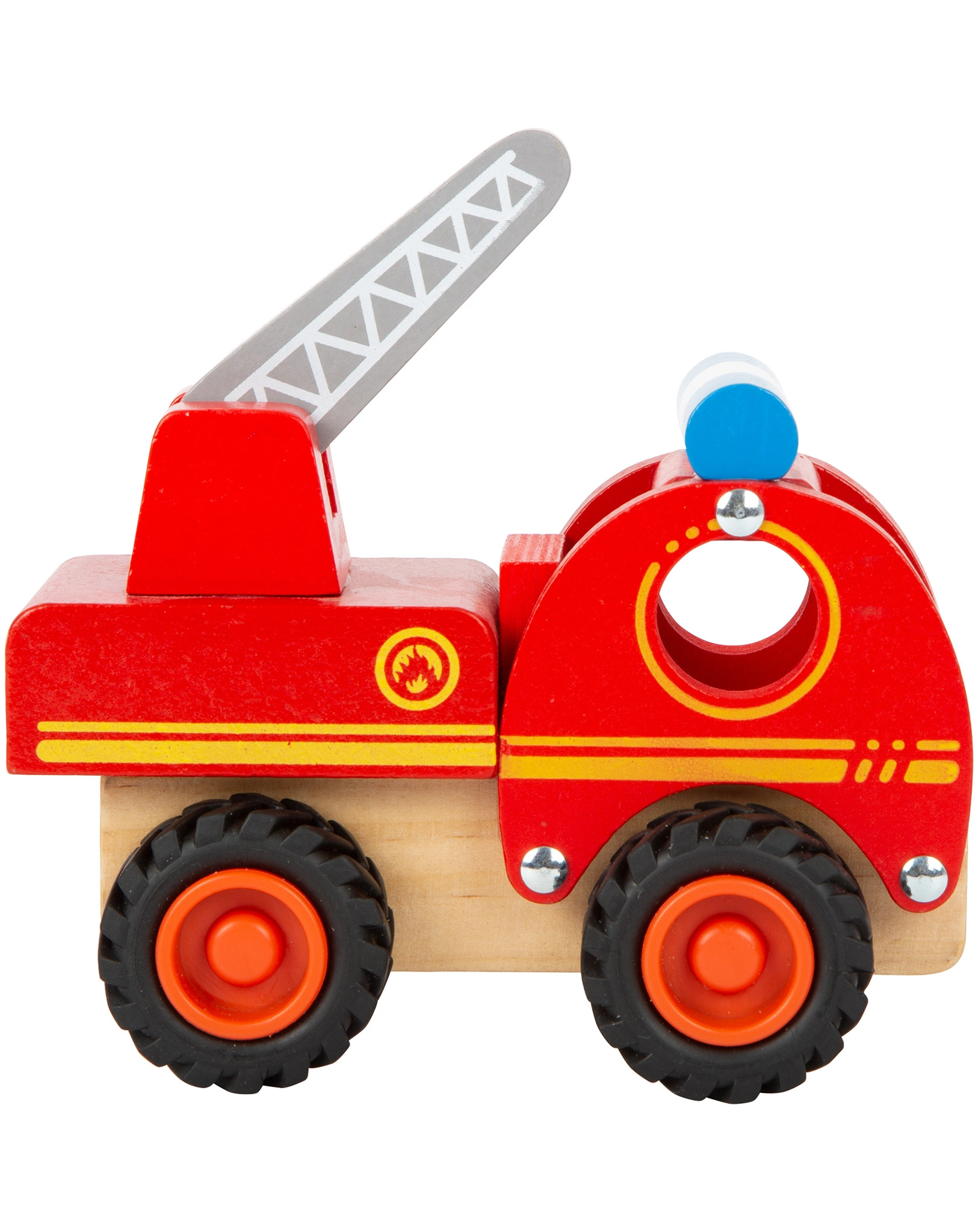 Holzauto FEUERWEHR in rot