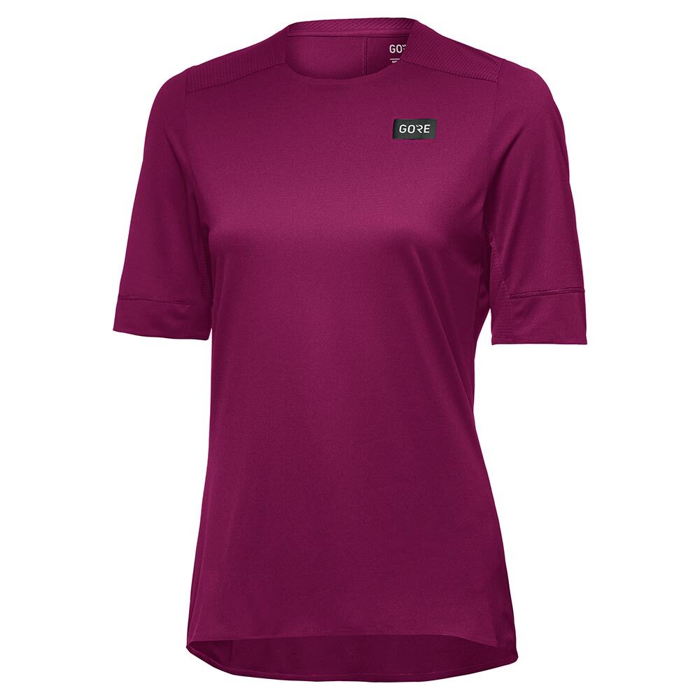 GORE Wear TrailKPR Tech MTB Fietsshirt Korte Mouwen Paars Dames
