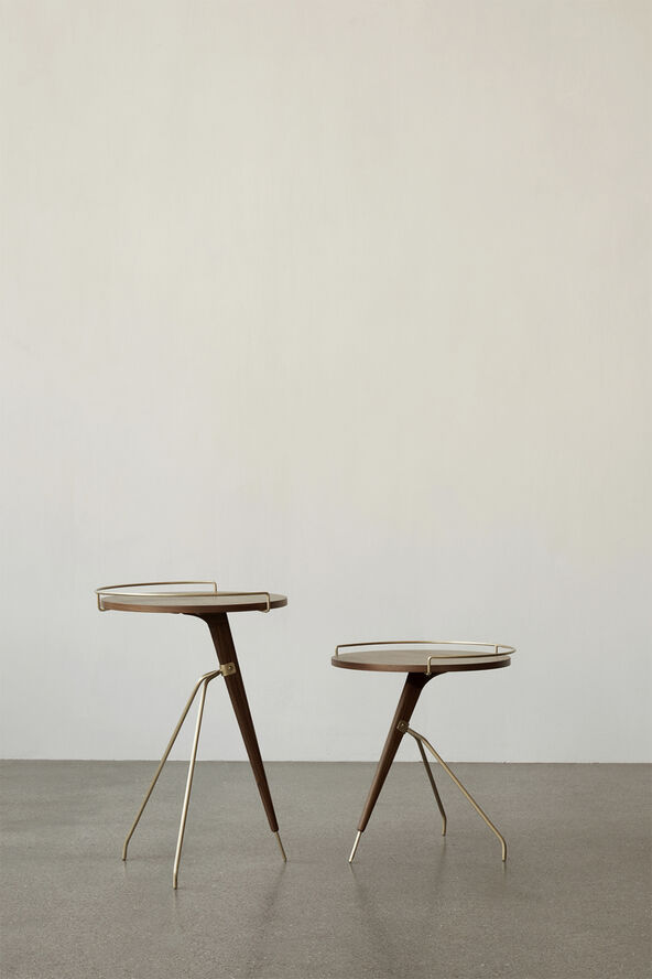 Audo Copenhagen Umanoff Side Table, 45cm Low, Solid Brun
