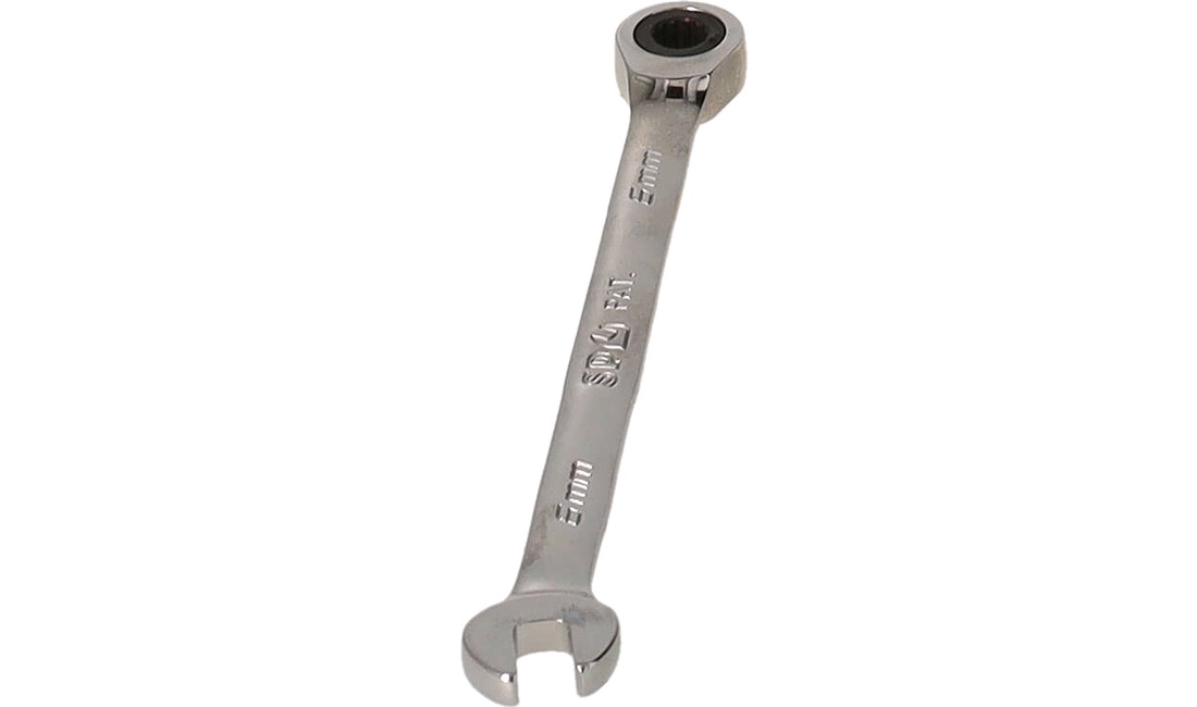 Ringgaffelnøgle 6mm m/skralde
