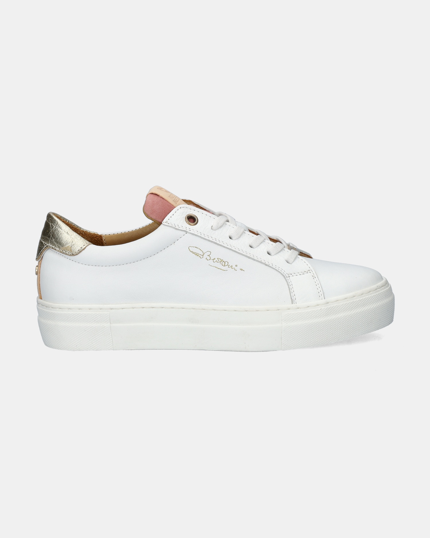Fred de la Bretoniere Lage sneakers  - wit