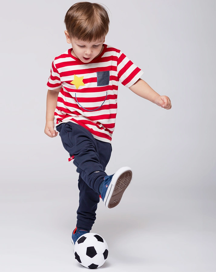 Sweathose BABY RUNNER STAR in dunkelblau