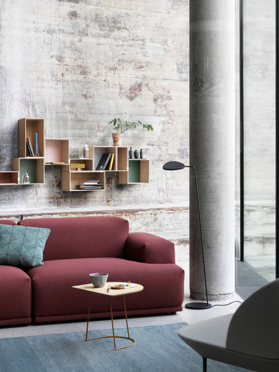 Muuto Connect bank tweezitter Steelcut Trio 515 links