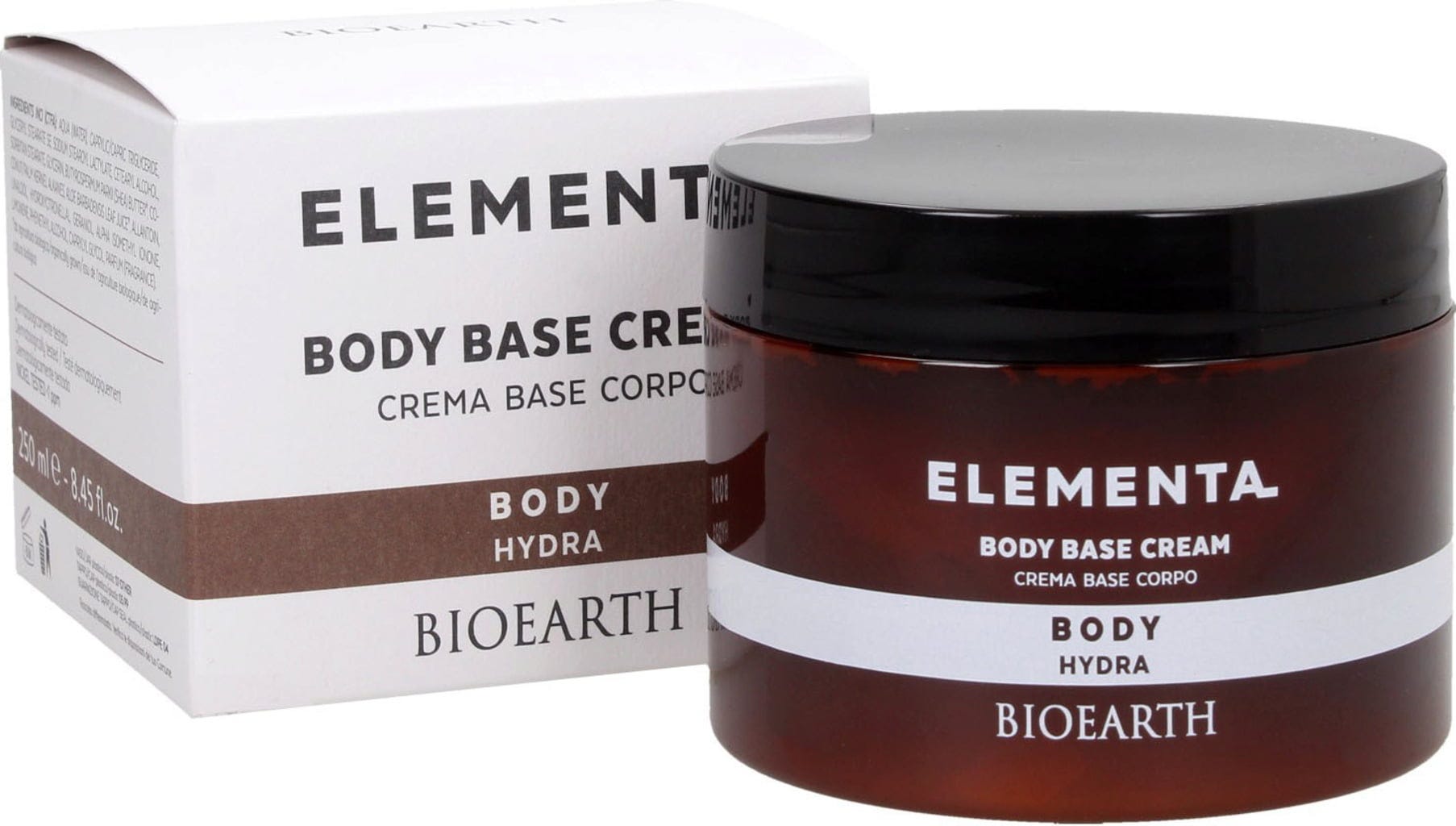 BIOEARTH  ELEMENTA HYDRA Basiscreme Körper, 250 ml