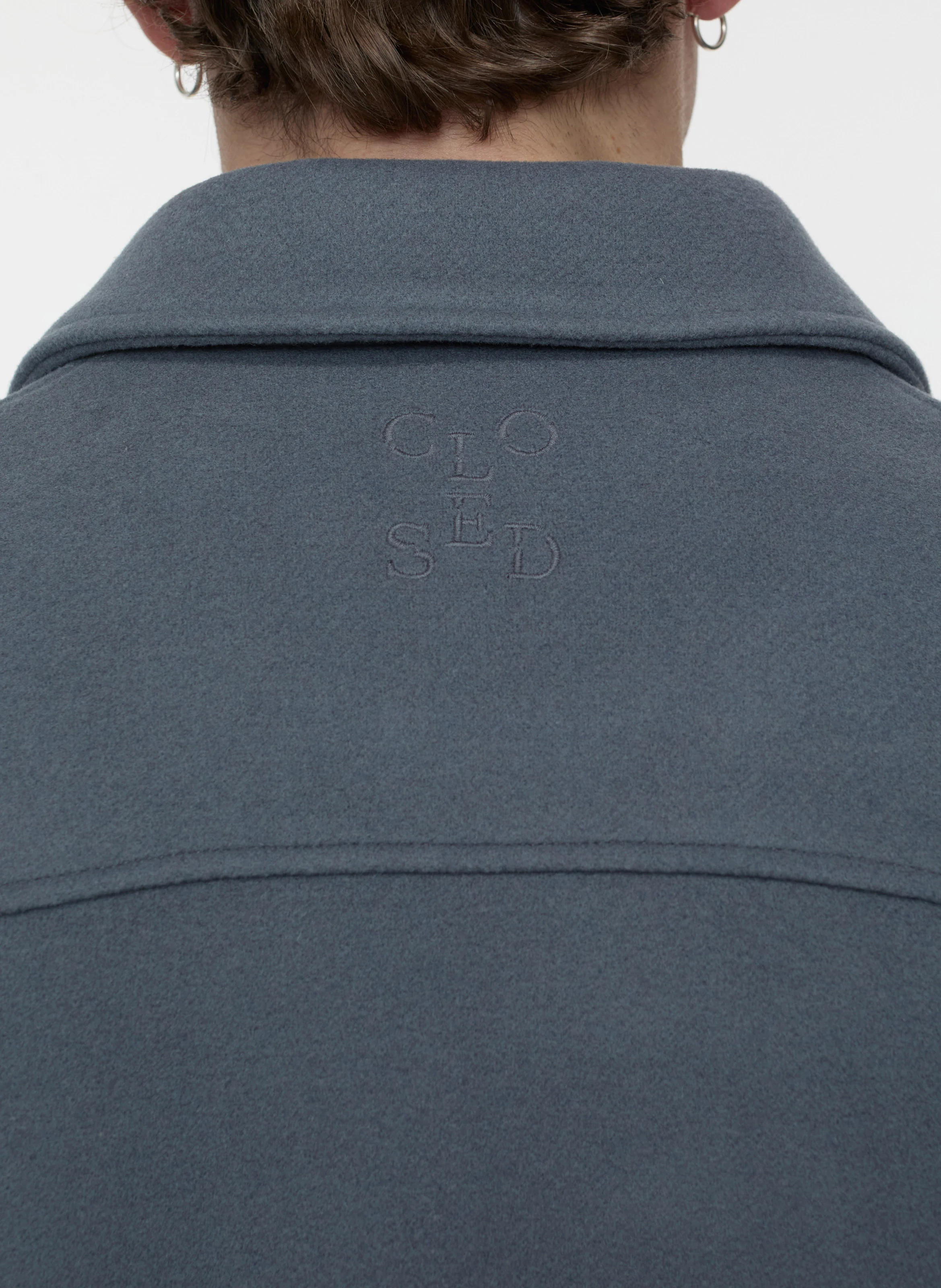 VARSITY - Blouson en laine mélangée | Gris