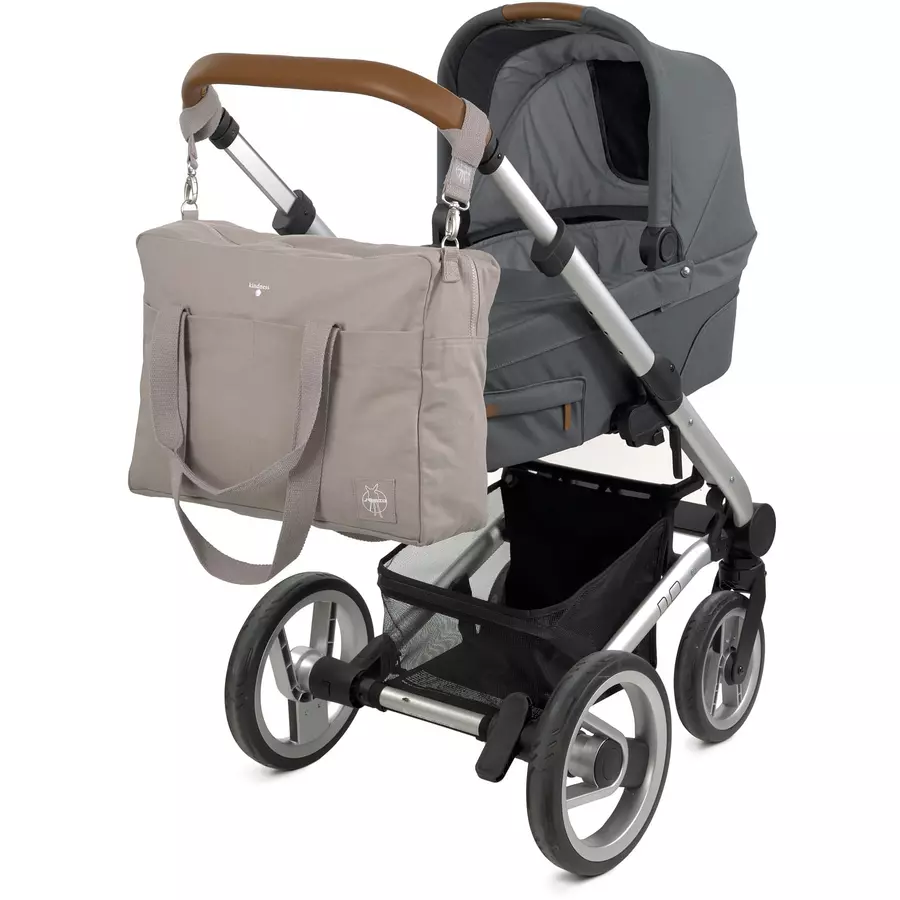LÄSSIG Wickeltasche Green Label Cotton Essential Bag taupe