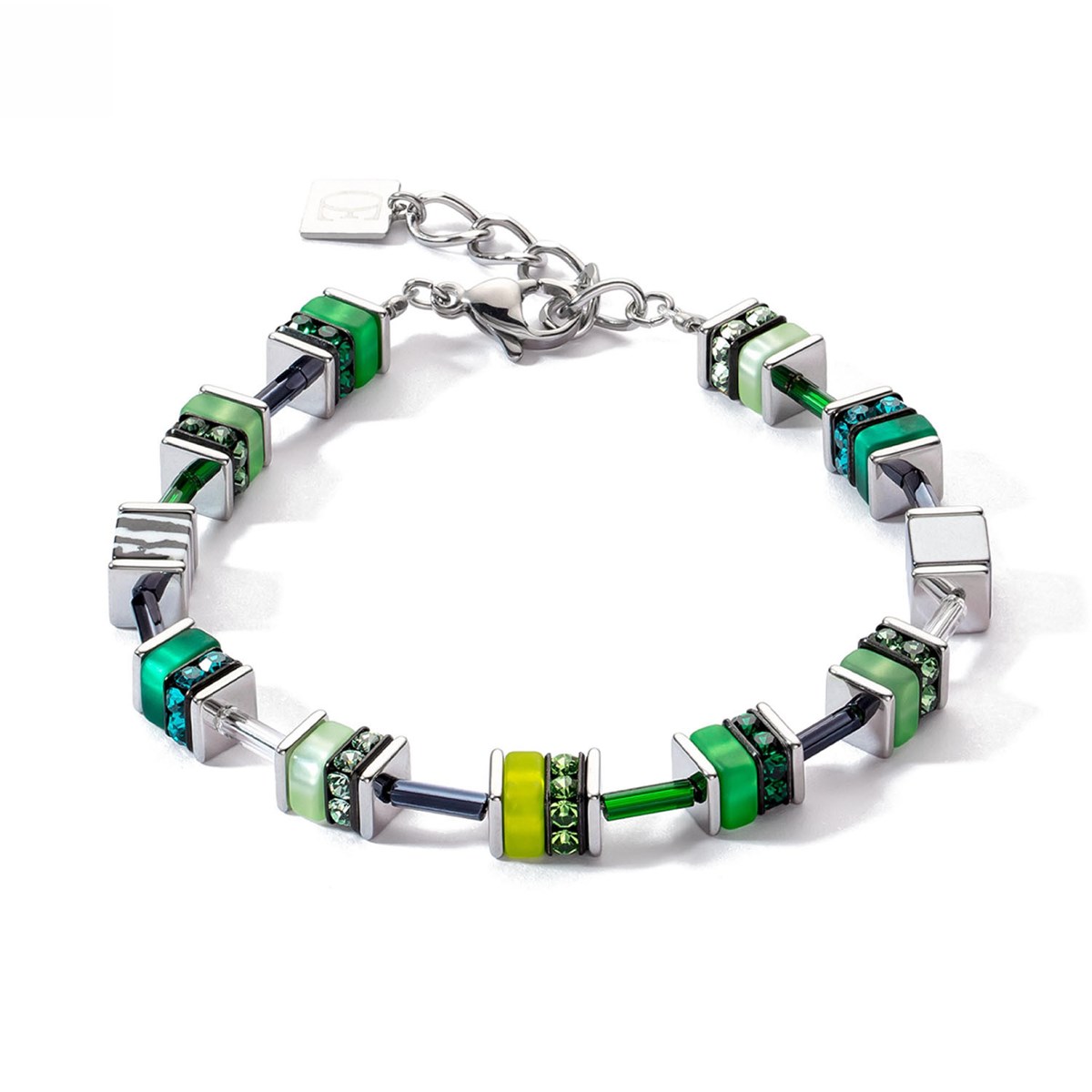 Bracelet Coeur de Lion Sparkling Classic Update vert