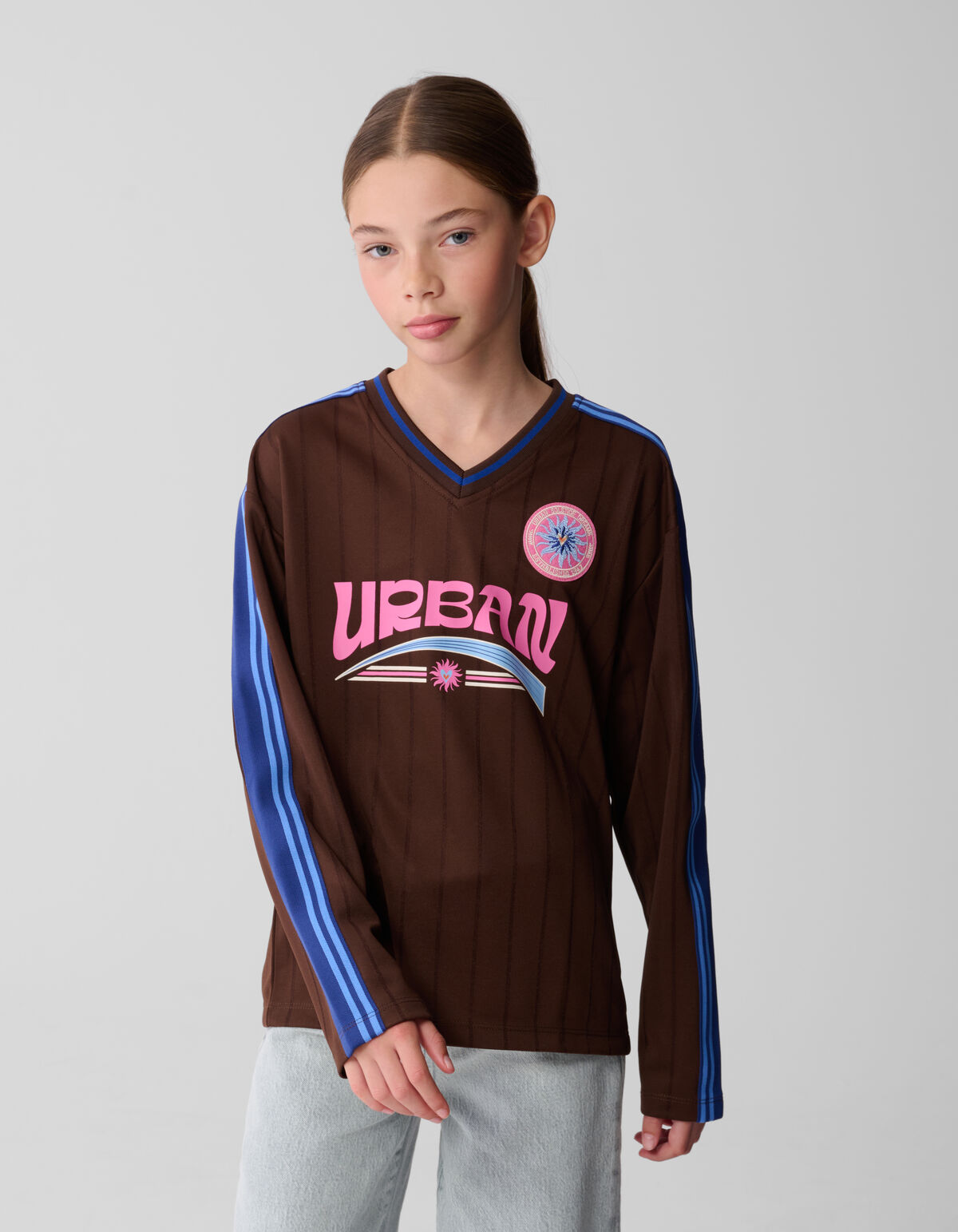 Baseball Longesleeve Top Bruin