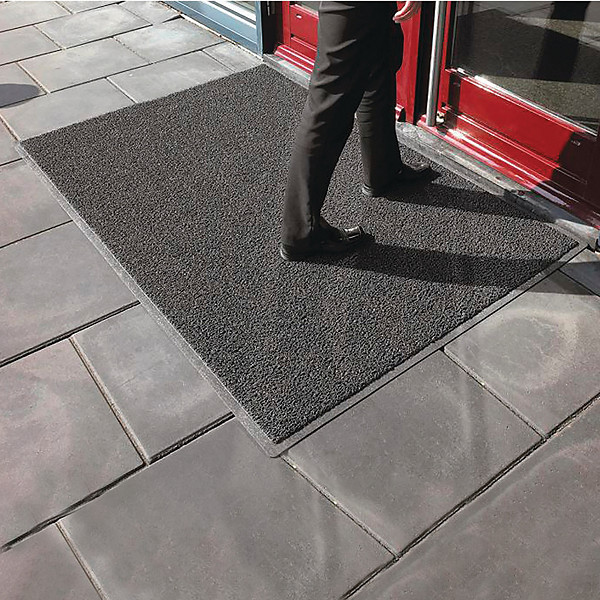 Tapis spaghetti Wayfarer gris 90 x 150 cm
