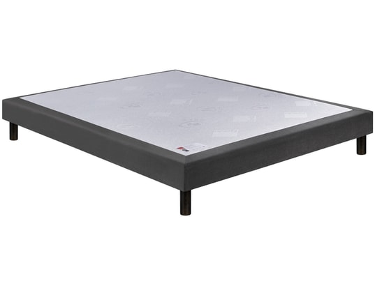 EPEDA - Sommier 120 x 190 Bristol tissé gris fumé 1219