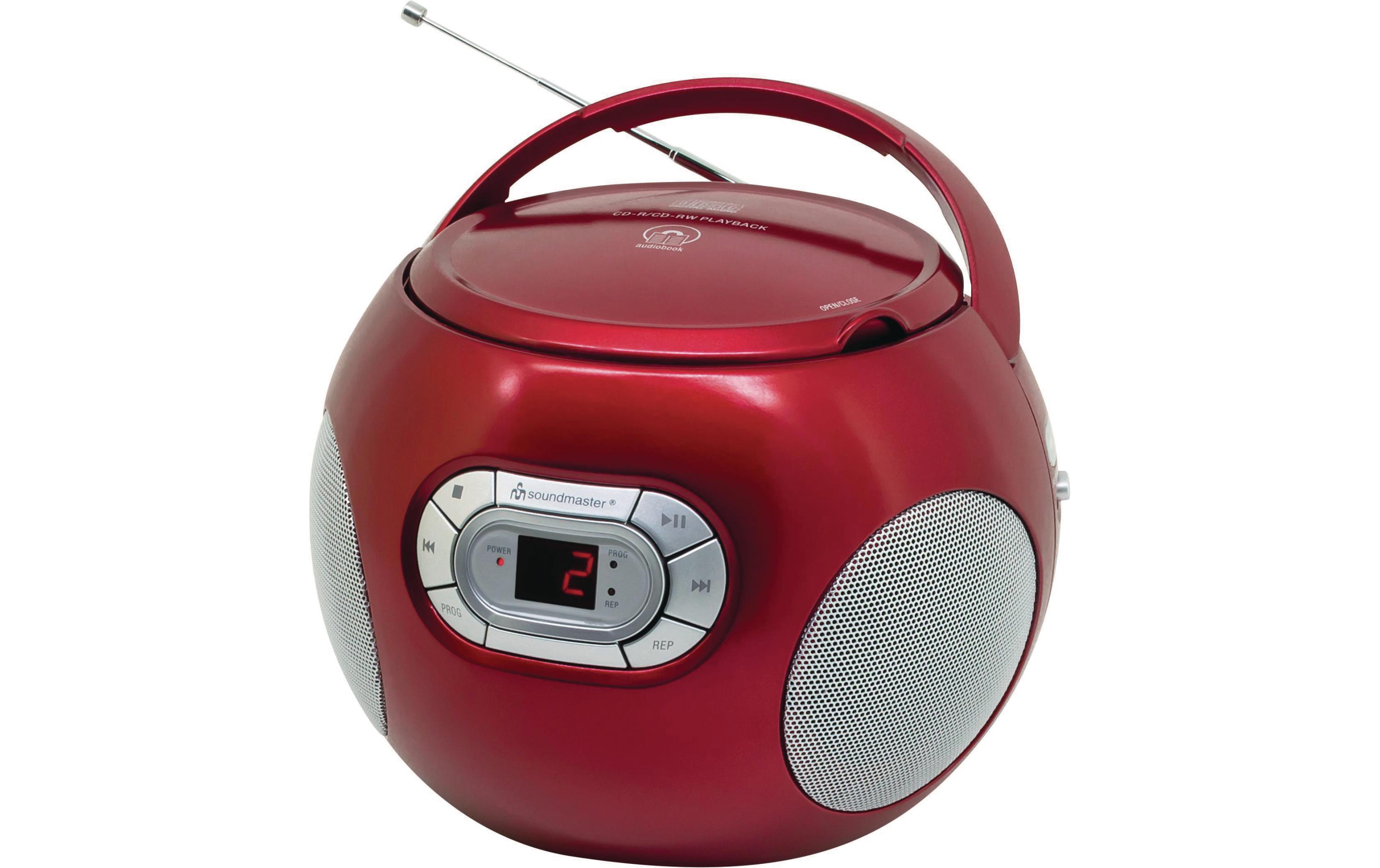 Radio/CD-Player SCD2120 RotCD Spieler mit Hörbuchfunktion und UKW Radio