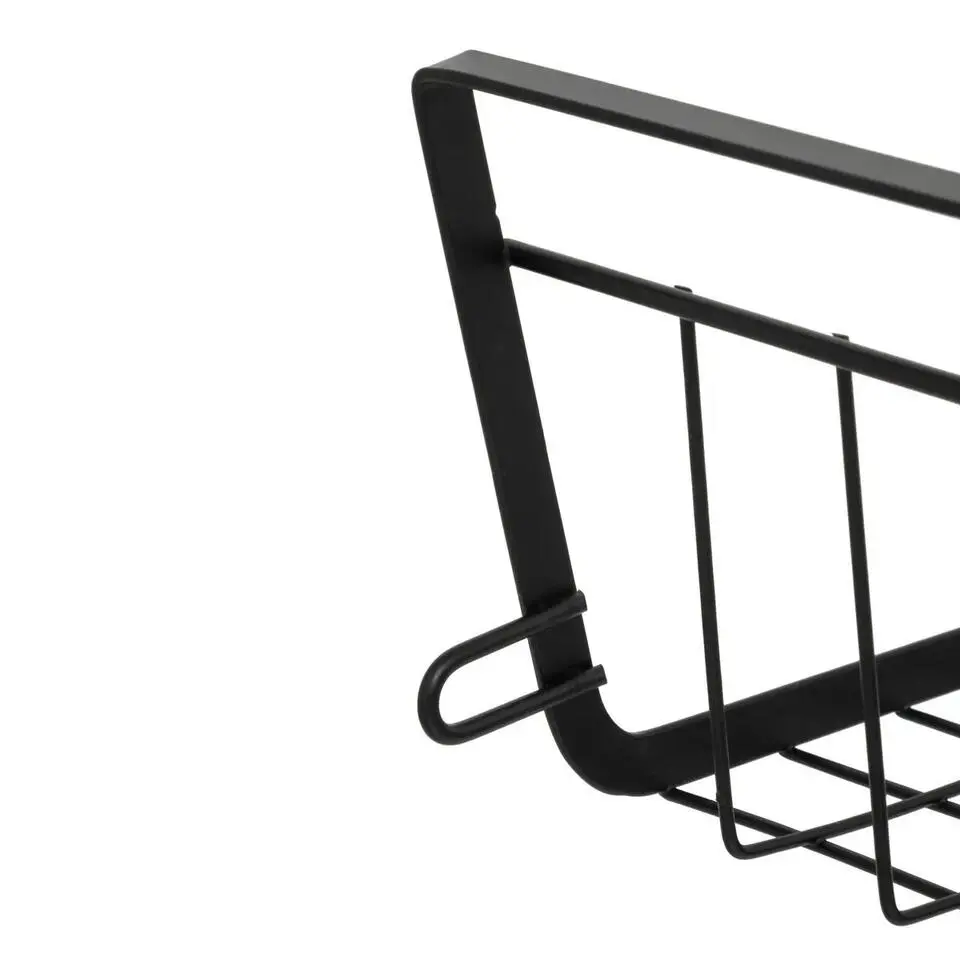 5Five Hangmand voor kast - metaal - 51 x 30 x 11 cm - zwart