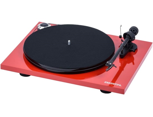 PRO-JECT - Platine tourne disque Essential iii om-10e rouge laqué - platine vinyle audiophile