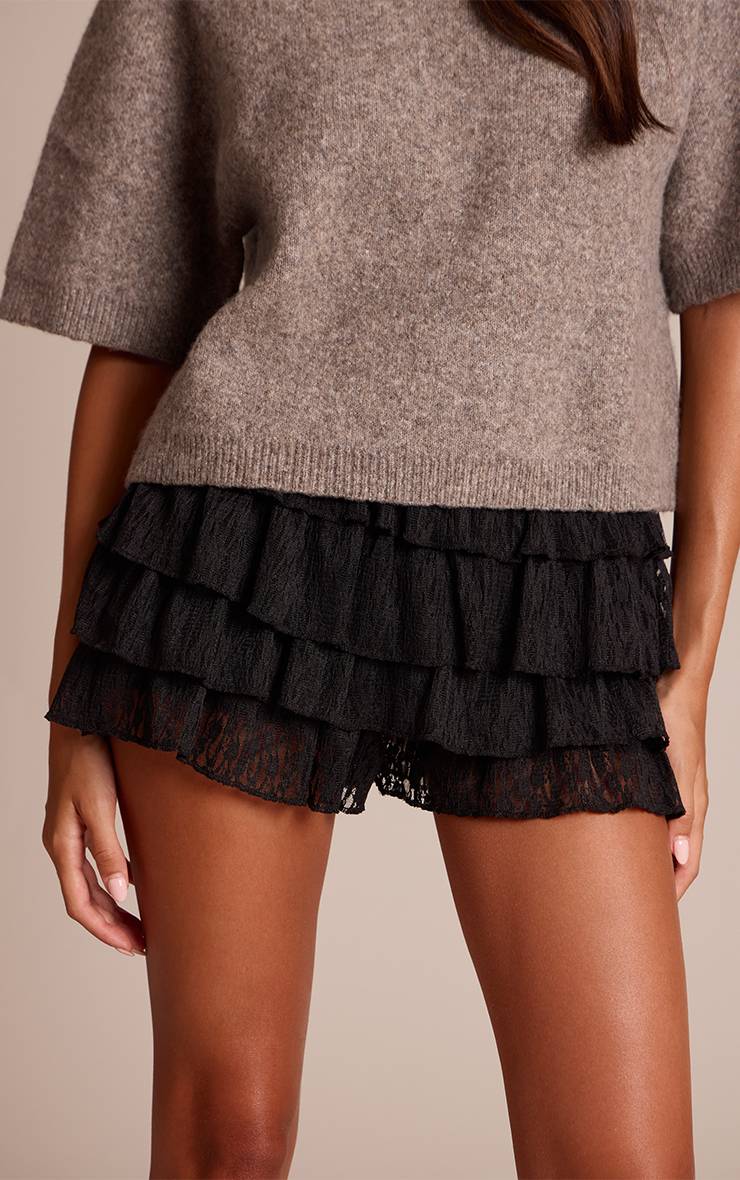 Noir Bloomer En Dentelle