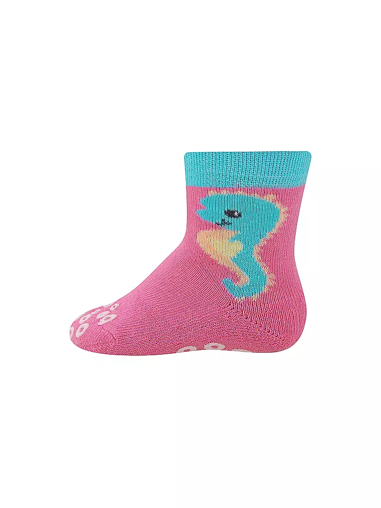 EWERS Baby Socken ABS dkl.himbeere pink