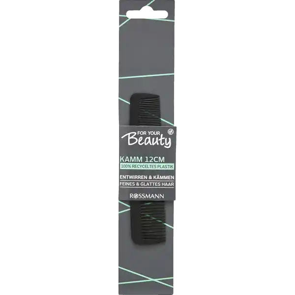 FOR YOUR BEAUTY KAMM SCHWARZ 12 CM