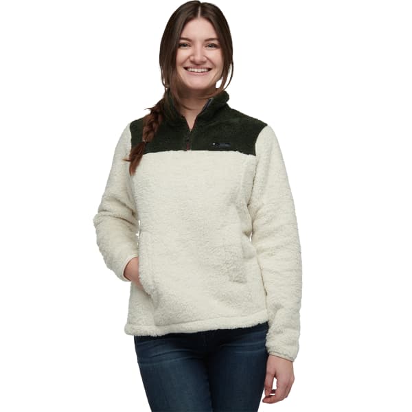 Sweat polaire BLACK DIAMOND W ROADIE QTR ZIP FLEECE BIRCH TUNDRA