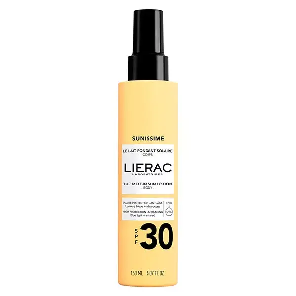 Leite Protetor Solar Derretido Lierac Sunissime FPS 30 150ml