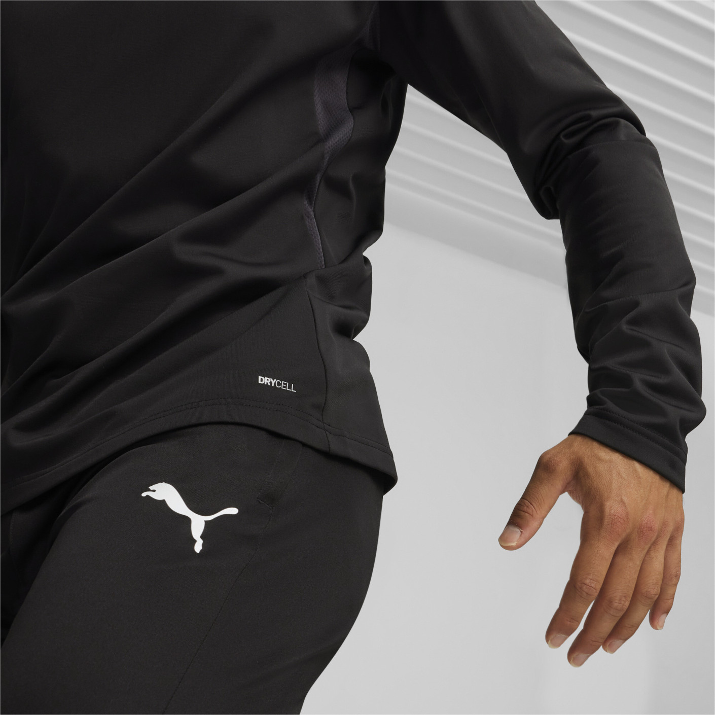 PUMA teamGOAL Trainingspak Full-Zip Zwart Wit