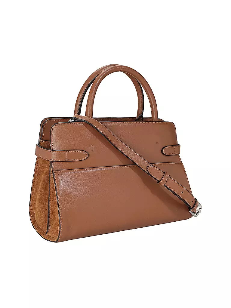 LE TANNEUR Ledertasche - Henkeltasche EMILIE SOFT braun