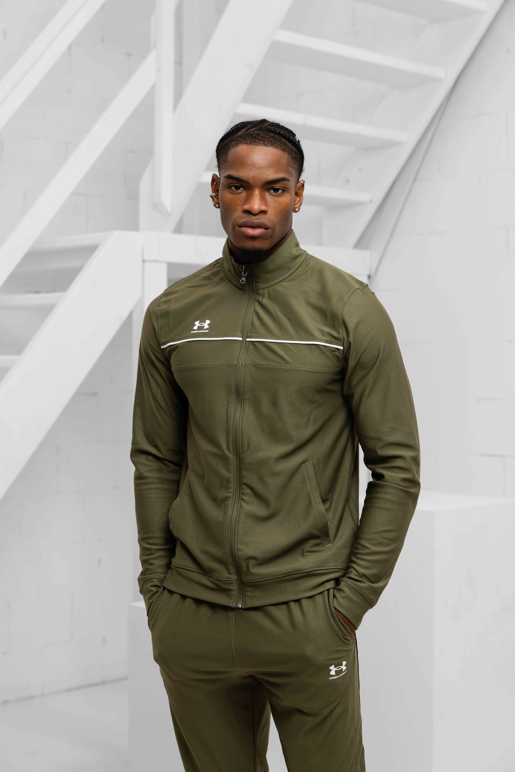 Under Armour Challenger Trainingspak Heren Groen
