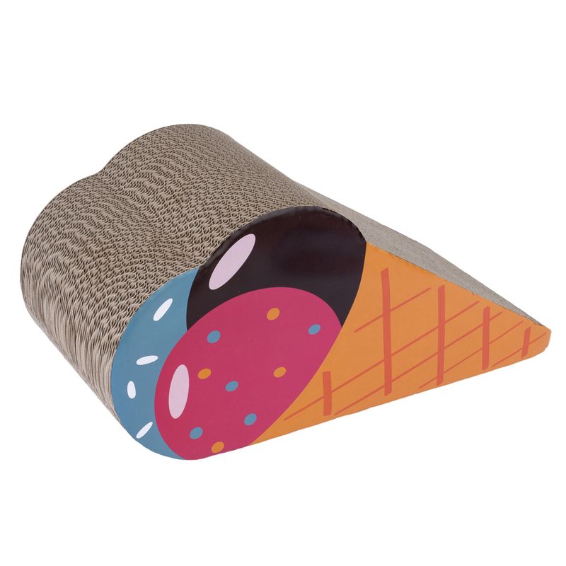 Griffoir TIAKI Cornet de glace en carton pour chat