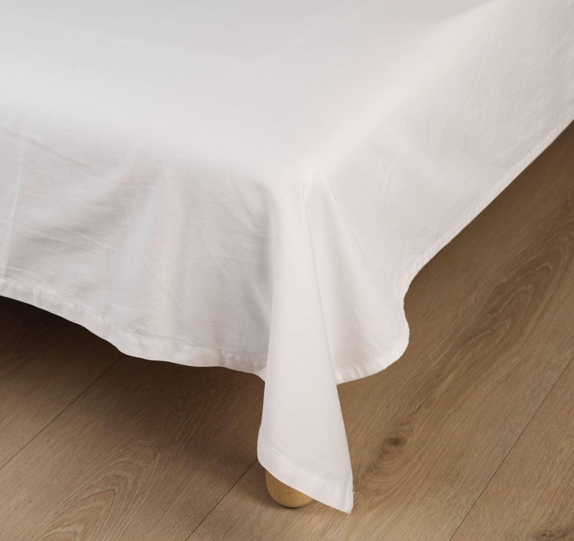 Laken flatt grå - 260x260 cm