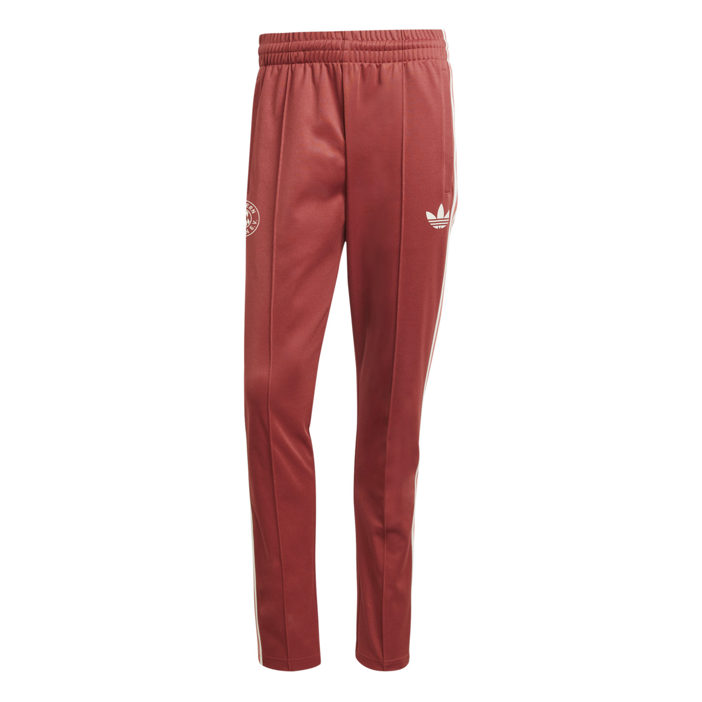 Adidas Bayern München Culturewear Trainingsbroek 2024-2025 Donkerrood Wit