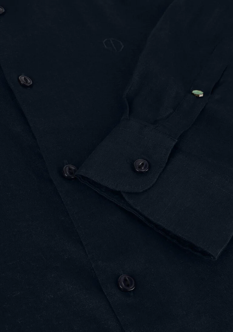 DSTREZZED donkerblauwe dstrezzed casual overhemd ds_jagger shirt