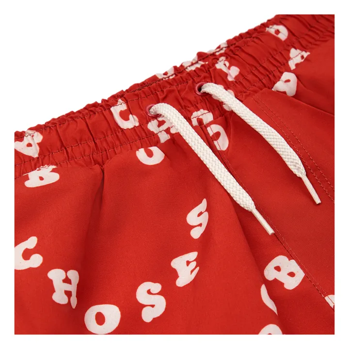 Bobo Choses Short de Bain Matière Recyclée Circle | Rouge