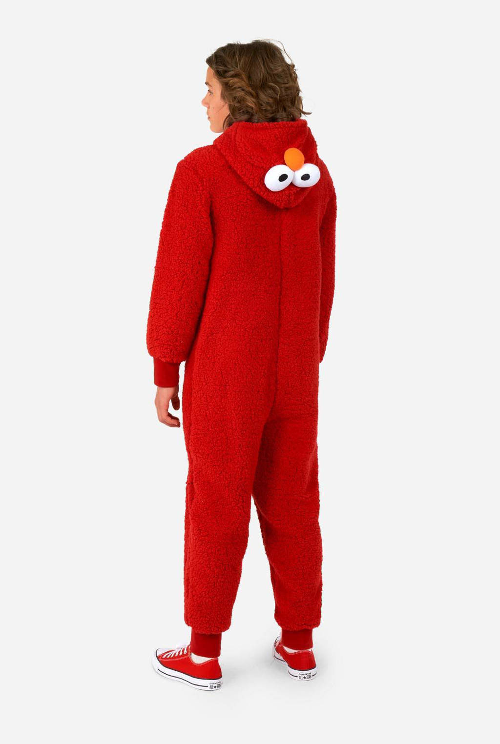 OppoSuits onesie Elmo rood