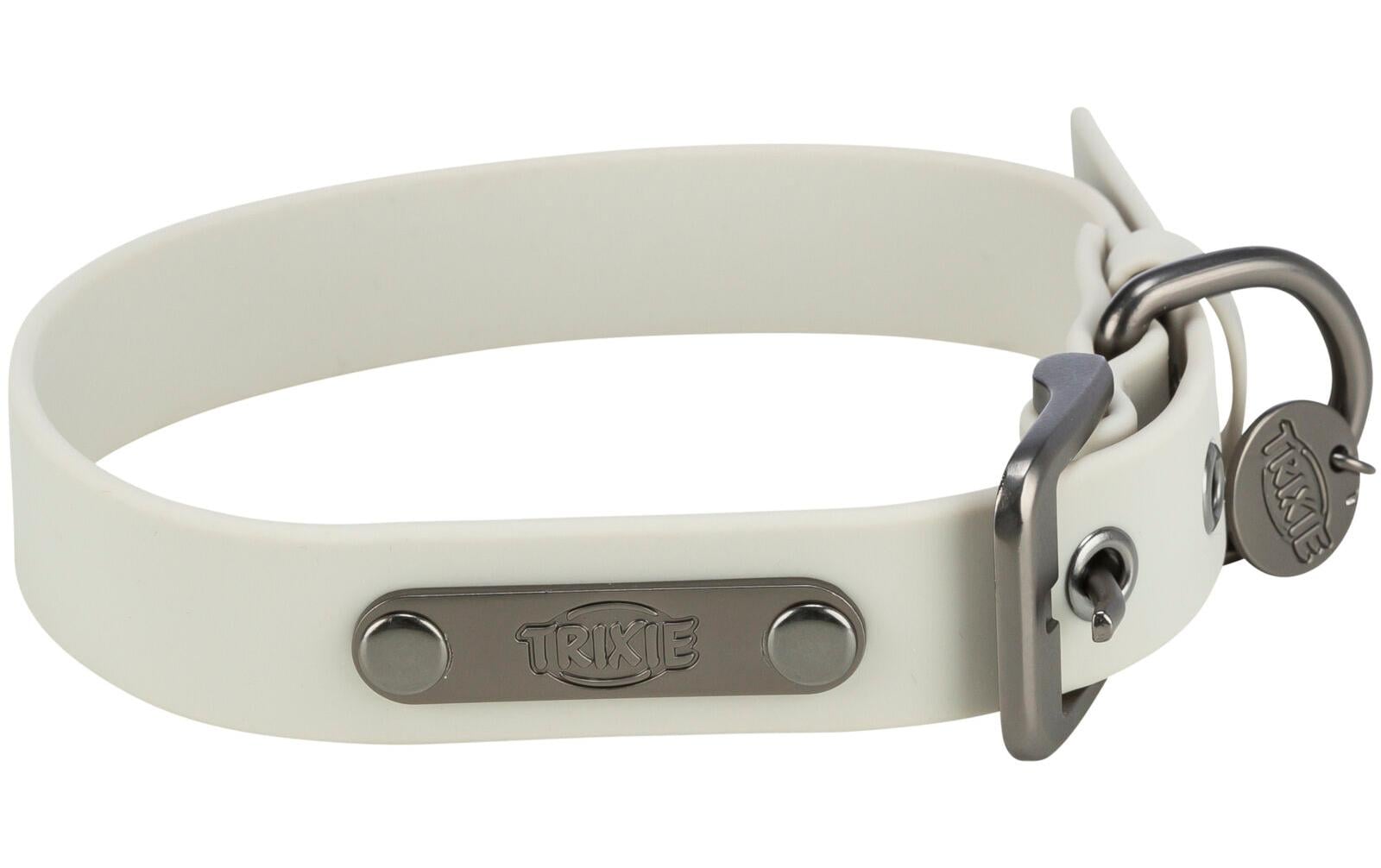 Halsband CityStyle S-M, 30-37 cm, HellgrauHundeleine aus PVC